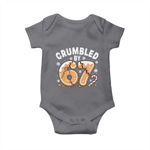 Crumbled by 67 Baby Onesie Funny Gingerbread Christmas Meme Cookie Chaos TS02 Charcoal Print Your Wear