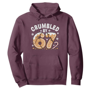 Crumbled by 67 Hoodie Funny Gingerbread Christmas Meme Cookie Chaos TS02 Maroon Print Your Wear
