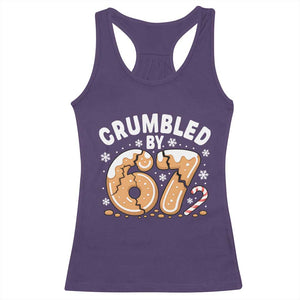 Crumbled by 67 Racerback Tank Top Funny Gingerbread Christmas Meme Cookie Chaos TS02 Purple Print Your Wear