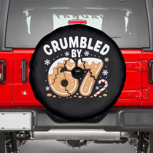 Crumbled by 67 Spare Tire Cover Funny Gingerbread Christmas Meme Cookie Chaos TS02 Black Print Your Wear