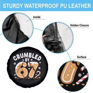 Crumbled by 67 Spare Tire Cover Funny Gingerbread Christmas Meme Cookie Chaos TS02 Print Your Wear