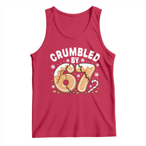 Crumbled by 67 Tank Top Funny Gingerbread Christmas Meme Cookie Chaos TS02 Red Print Your Wear