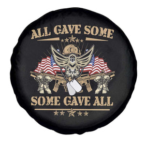 American Veteran Spare Tire Cover All Gave Some Some Gave All Veterans Memorials Day US Flag TS02 Print Your Wear