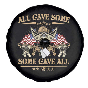 American Veteran Spare Tire Cover All Gave Some Some Gave All Veterans Memorials Day US Flag TS02 Print Your Wear