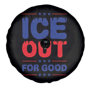 Ice Out For Good Protest Spare Tire Cover Justice Against Ice Political Resistance TS02 Print Your Wear