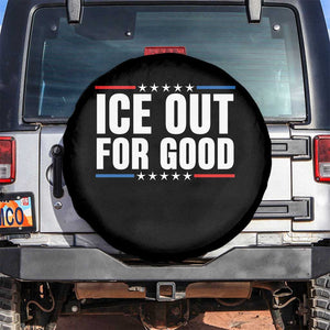 Ice Out For Good Patriotic Protest Spare Tire Cover Justice Political Resistance TS02 No hole Black Print Your Wear