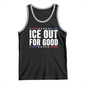 Ice Out For Good Patriotic Protest Tank Top Justice Political Resistance TS02 Black Athletic Heather Print Your Wear