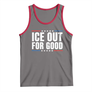 Ice Out For Good Patriotic Protest Tank Top Justice Political Resistance TS02 Deep Heather Red Print Your Wear