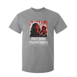 Freedom Iran Women Revolution 2026 T Shirt For Kid Lighting Cigarette with Burning Portrait Graphic TS02 Sport Gray Print Your Wear