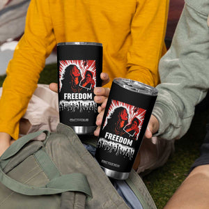 Freedom Iran Women Revolution 2026 Tumbler Cup Lighting Cigarette with Burning Portrait Graphic TS02 Print Your Wear