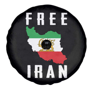 Free Iran Revolution 2026 Spare Tire Cover Sun and Lion Flag Iranian Freedom Justice TS02 Print Your Wear