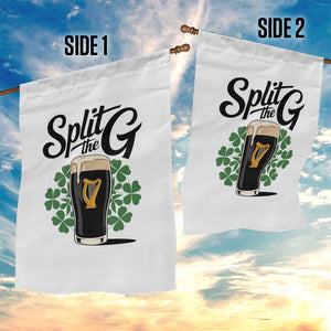 Split the G Funny Irish Drinking Garden Flag St. Patrick’s Day Stout Beer Lovers Pub Crawls TS02 Print Your Wear