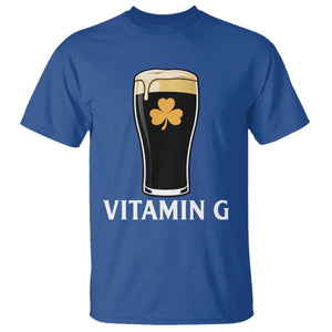 Vitamin G Funny Irish Stout Beer T Shirt St. Patrick’s Day Drinking Humor TS02 Royal Blue Print Your Wear