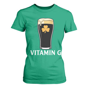 Vitamin G Funny Irish Stout Beer T Shirt For Women St. Patrick’s Day Drinking Humor TS02 Irish Green Print Your Wear