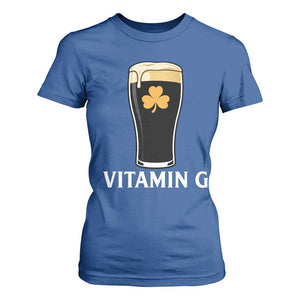 Vitamin G Funny Irish Stout Beer T Shirt For Women St. Patrick’s Day Drinking Humor TS02 Royal Blue Print Your Wear