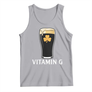 Vitamin G Funny Irish Stout Beer Tank Top St. Patrick’s Day Drinking Humor TS02 Athletic Heather Print Your Wear