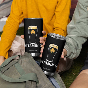 Vitamin G Funny Irish Stout Beer Tumbler Cup St. Patrick’s Day Drinking Humor TS02 Print Your Wear