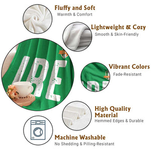 IRE Ireland Matching Group Throw Blanket Irish Pride St Patricks Day Family or Friends TS02 Print Your Wear
