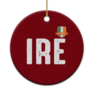IRE Ireland Matching Group Ceramic Ornament Irish Pride St Patricks Day Family or Friends TS02 1pc Red Print Your Wear