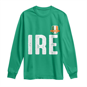 IRE Ireland Matching Group Long Sleeve Shirt Irish Pride St Patricks Day Family or Friends TS02 Irish Green Print Your Wear