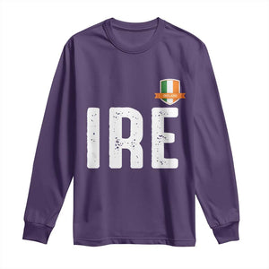 IRE Ireland Matching Group Long Sleeve Shirt Irish Pride St Patricks Day Family or Friends TS02 Purple Print Your Wear