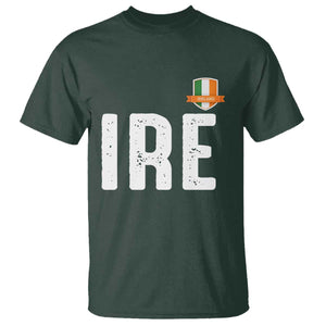 IRE Ireland Matching Group T Shirt Irish Pride St Patricks Day Family or Friends TS02 Dark Forest Green Print Your Wear