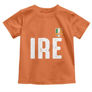 IRE Ireland Matching Group Toddler T Shirt Irish Pride St Patricks Day Family or Friends TS02 Orange Print Your Wear