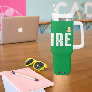 IRE Ireland Matching Group Tumbler With Handle Irish Pride St Patricks Day Family or Friends TS02 Print Your Wear