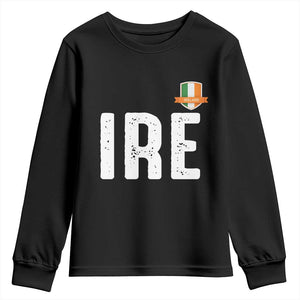IRE Ireland Matching Group Youth Sweatshirt Irish Pride St Patricks Day Family or Friends TS02 Black Print Your Wear