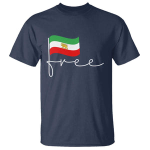 Free Iran Persian Flag T Shirt Iranian Freedom Supporters Revolution