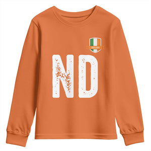 LA Ireland Matching Group Youth Sweatshirt Irish Pride St Patricks Day Family or Friends TS02 Orange Print Your Wear