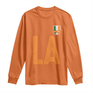 ND Ireland Matching Group Long Sleeve Shirt Irish Pride St Patricks Day Family or Friends TS02 Orange Print Your Wear