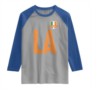 ND Ireland Matching Group Raglan Shirt Irish Pride St Patricks Day Family or Friends TS02 Sport Gray Royal Print Your Wear