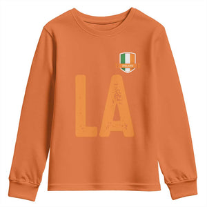 ND Ireland Matching Group Youth Sweatshirt Irish Pride St Patricks Day Family or Friends TS02 Orange Print Your Wear