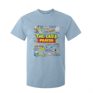 The Lab’s Prayer Funny Lab Week 2026 T Shirt For Kid Medical Laboratory Scientist Humor Gift for Lab Techs TS02 Light Blue Print Your Wear