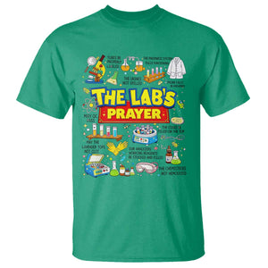 The Lab’s Prayer Funny Lab Week 2026 T Shirt Medical Laboratory Scientist Humor Gift for Lab Techs TS02 Irish Green Print Your Wear