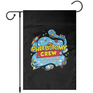 Phlebotomy Crew Lab Week 2026 Garden Flag One Stick At A Time Funny Phlebotomist Healthcare Lab TS02 Black Print Your Wear