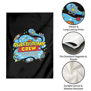 Phlebotomy Crew Lab Week 2026 Garden Flag One Stick At A Time Funny Phlebotomist Healthcare Lab TS02 Print Your Wear