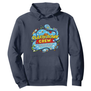 Phlebotomy Crew Lab Week 2026 Hoodie One Stick At A Time Funny Phlebotomist Healthcare Lab TS02 Navy Print Your Wear
