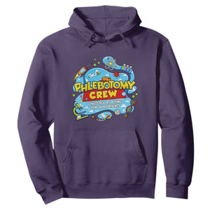 Phlebotomy Crew Lab Week 2026 Hoodie One Stick At A Time Funny Phlebotomist Healthcare Lab TS02 Purple Print Your Wear