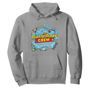 Phlebotomy Crew Lab Week 2026 Hoodie One Stick At A Time Funny Phlebotomist Healthcare Lab TS02 Sport Gray Print Your Wear