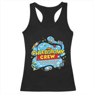 Phlebotomy Crew Lab Week 2026 Racerback Tank Top One Stick At A Time Funny Phlebotomist Healthcare Lab TS02 Black Print Your Wear