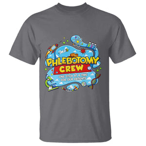 Phlebotomy Crew Lab Week 2026 T Shirt One Stick At A Time Funny Phlebotomist Healthcare Lab TS02 Charcoal Print Your Wear