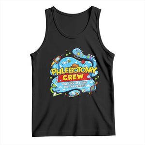 Phlebotomy Crew Lab Week 2026 Tank Top One Stick At A Time Funny Phlebotomist Healthcare Lab TS02 Black Print Your Wear