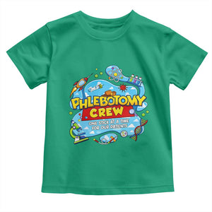 Phlebotomy Crew Lab Week 2026 Toddler T Shirt One Stick At A Time Funny Phlebotomist Healthcare Lab TS02 Irish Green Print Your Wear