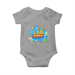 Lab Story Lab Week 2026 Celebration Baby Onesie Every Test Tells a Story Medical Lab Tech Appreciation Gift TS02 Sport Gray Print Your Wear