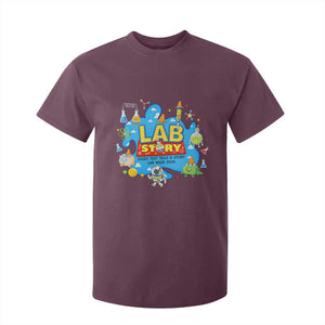 Lab Story Lab Week 2026 Celebration T Shirt For Kid Every Test Tells a Story Medical Lab Tech Appreciation Gift TS02 Maroon Print Your Wear