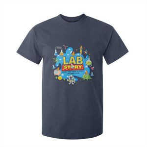 Lab Story Lab Week 2026 Celebration T Shirt For Kid Every Test Tells a Story Medical Lab Tech Appreciation Gift TS02 Navy Print Your Wear