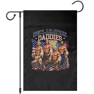 1776 America Declaration Daddies Patriotic Garden Flag Funny Buff Founding Fathers Muscular Patriots