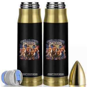 1776 America Declaration Daddies Patriotic Bullet Tumbler Funny Buff Founding Fathers Muscular Patriots